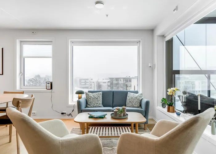 Apartamento Modern Escape I Great Location I Balcony View Tromsø